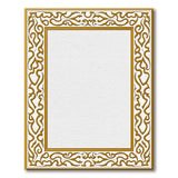 Ornate Golden Frame Area Rug