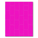 Geometric Modern Pink Vibrant Pink Grid Geometric Area Rug