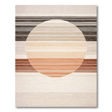 Striped Sun Abstract Area Rug
