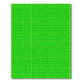 Vibrant Green Polka Dot Grid Area Rug