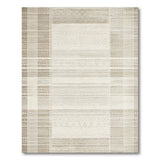 Geometric Modern Beige Geometric Grid Area Rug