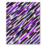 Multi-color and Patterns Purple Brushstroke Abstract Area Rug