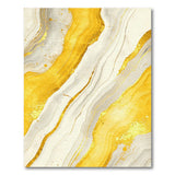 Luxe Gold Vein Marble Abstract Area Rug