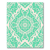 Teal Persian Cutout Area Rug