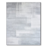 Modern Grey Geometric Modern Area Rug