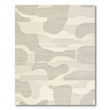 Abstract Neutral Beige Area Rug