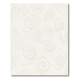 Beige and Neutral Swirling Beige Abstract Area Rug