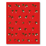 Whimsical Strawberry Red Area Rug