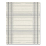 Modern Grey Plaid Grid Area Rug