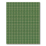 Green Plaid Checkered Area Rug