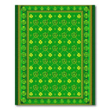 Emerald Shamrock Lattice Area Rug
