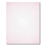 Pink Sunburst Area Rug