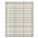 Neutral Beige Plaid Farmhouse Rug