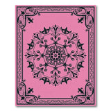 Pink Mandala Ornate Area Rug