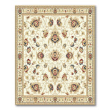 Cream Persian Floral Area Rug
