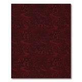Red Cottage Garden Floral Vintage Area Rug