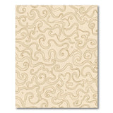 Beige Swirl Abstract Beige and Neutral Area Rug