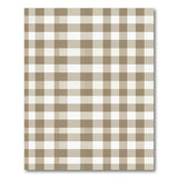 Neutral Beige Plaid Checkered Area Rug