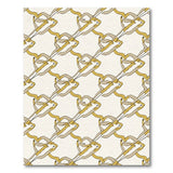 Geometric Stylized Fish Area Rug