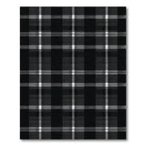 Geometric Modern Black and White Black White Plaid Geometric Area Rug
