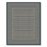 Black White Traditional Persian No. 3 Area Rug