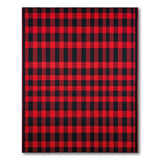 Bold Rustic Farmhouse Bold Red Black Buffalo Plaid Area Rug