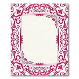 Red Ornate Red Persian Border Rug