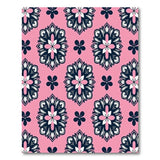 Pink Floral Mandala Pink Area Rug