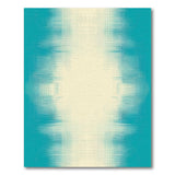 Teal Halftone Gradient Area Rug