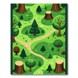 Whimsical Forest Path Area Rug
