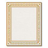 Beige Southwestern Geometric Border Rug
