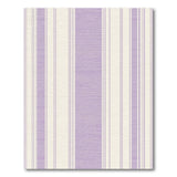 Purple Textured Vertical Stripe Rug