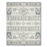 Geometric Grey Heritage Tribal Geometric Area Rug