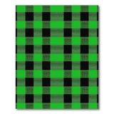 Green Black Buffalo Check Area Rug