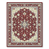 Red Persian Medallion Floral Area Rug