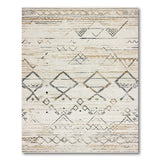 Beige Heritage Tribal Geometric No. 18 Area Rug