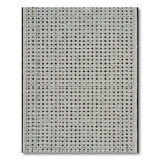 Geometric Diamond Black White Area Rug