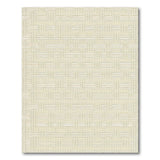 Geometric Modern Beige Woven Lattice Area Rug