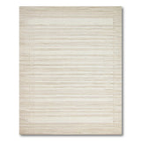Beige Striped Coastal Woven Area Rug