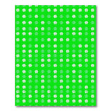 Green Lucky Shamrock Clover Green Area Rug