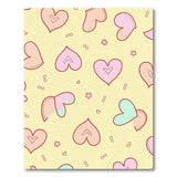 Whimsical Cartoon Hearts Area Rug
