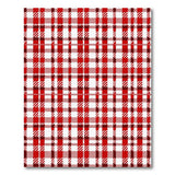 Classic Red Gingham Checkered Area Rug