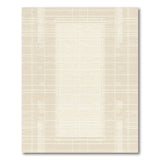 Beige and Neutral Modern Beige Lattice Grid Area Rug