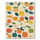 Whimsical Fruit Shapes Area Rug