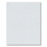 Pale Blue Lattice Geometric Area Rug