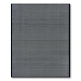 Black White Micro-Grid Area Rug