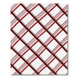 Red Black Plaid Area Rug