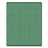 Green Rustic Farmhouse Green White Gingham Check Area Rug