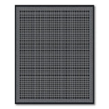 Black and White Black White Geometric Grid Area Rug