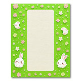 Kawaii Bunny Meadow Kids Area Rug